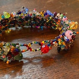 2/$20 Colorful beaded handmade bracelet never worn